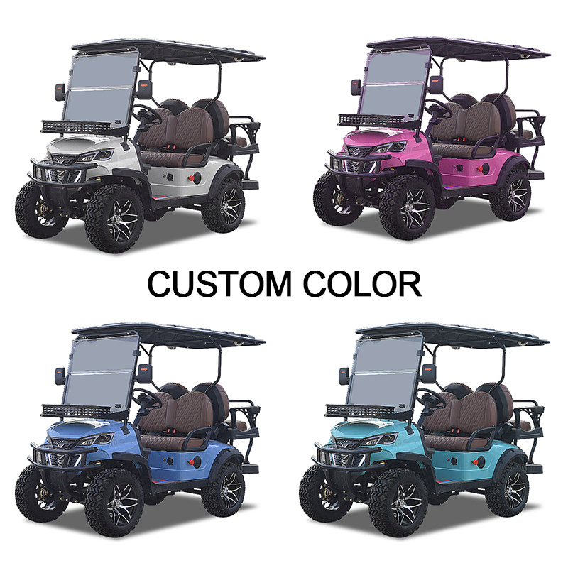 7.5kw Motor New Electric Sightseeing Car Bus Club Car Tourism Shuttle Bus Airport Electric Golf Cart Fast