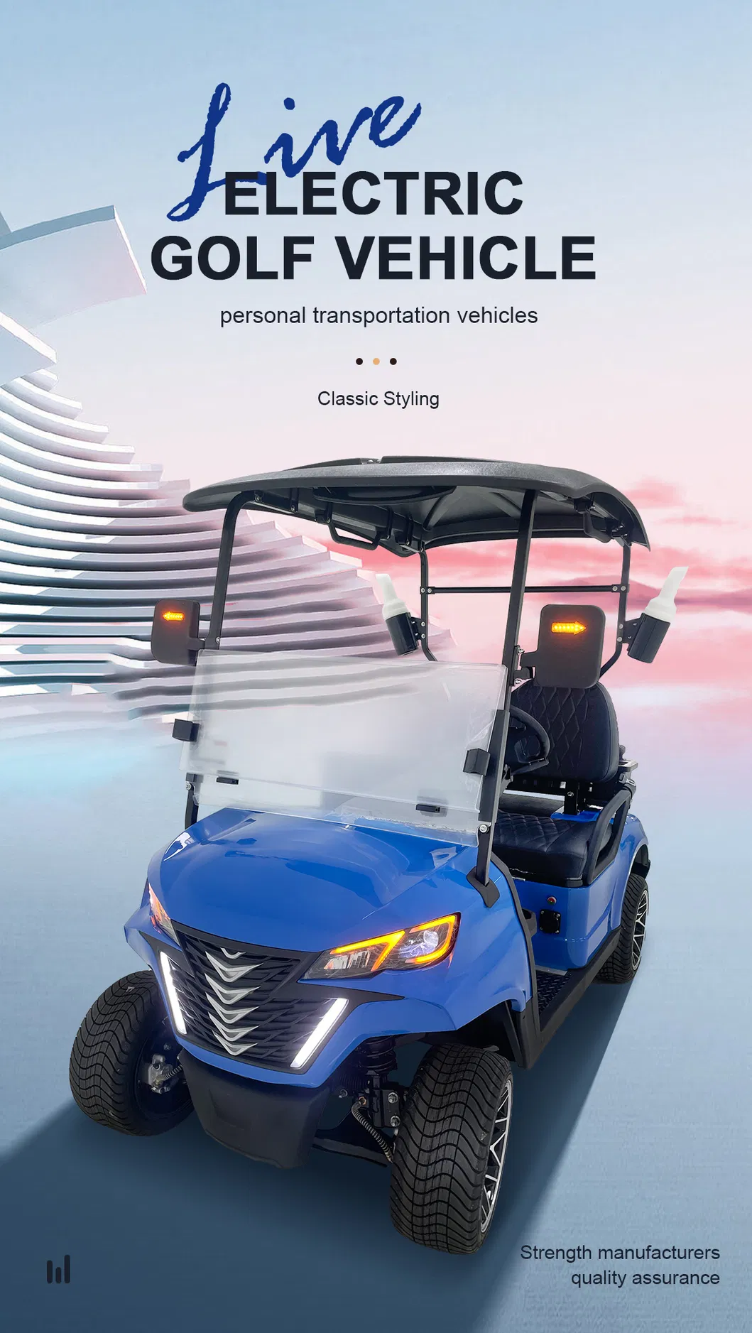 Electric Golf Cart View 1