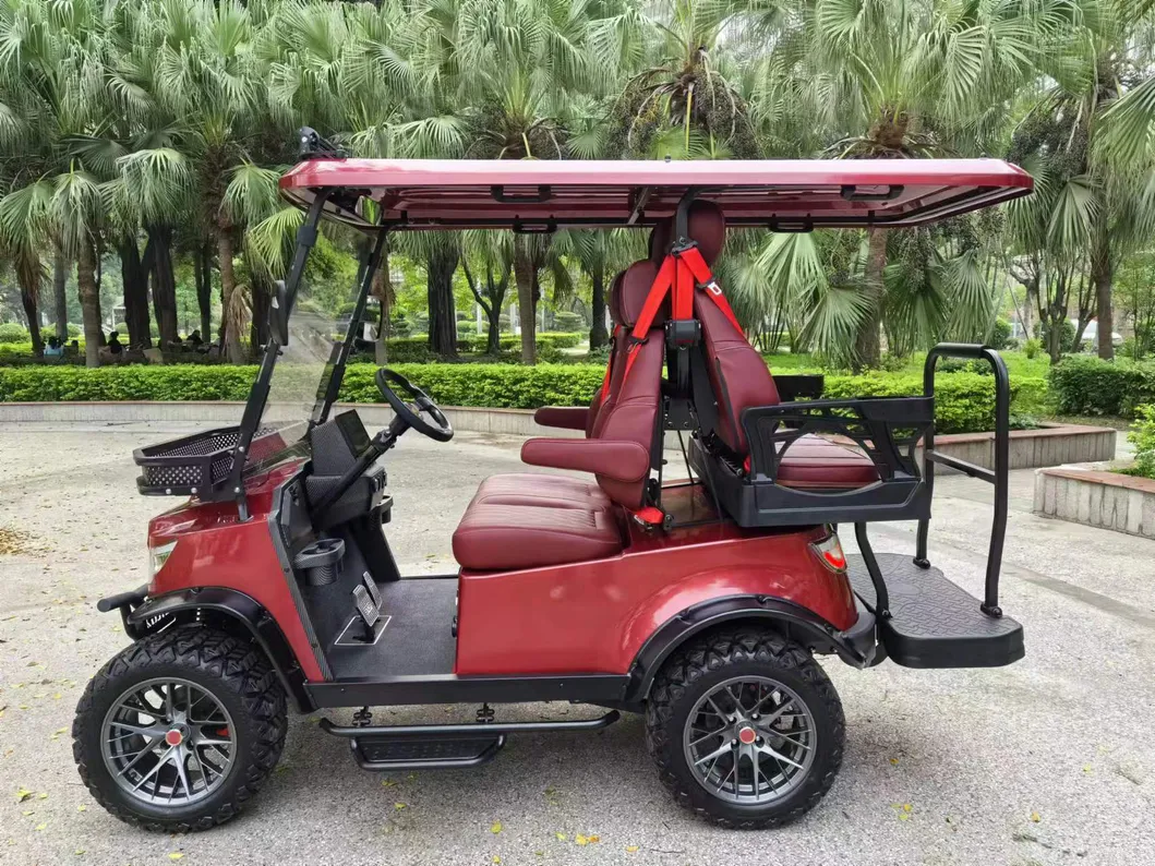 Electric 2+2 Seats Golf Buggy Solar Cart