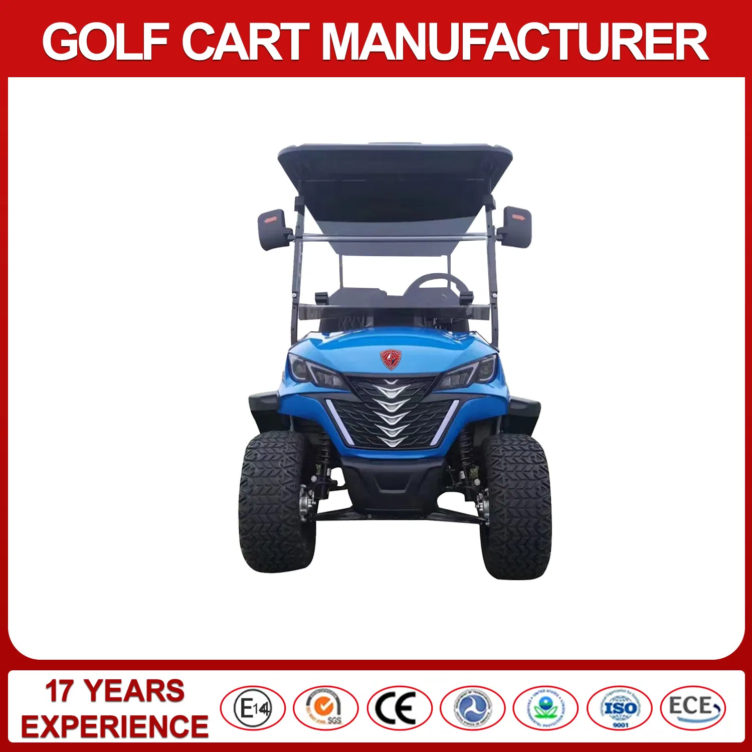 4-Seater Electric Shuttle Cart with 60km Range Airport/Hotel/Campus Transport
