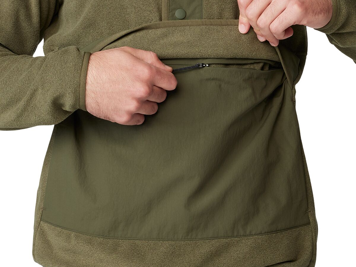 Custom Men's Fleece Pullover Jacket (1)