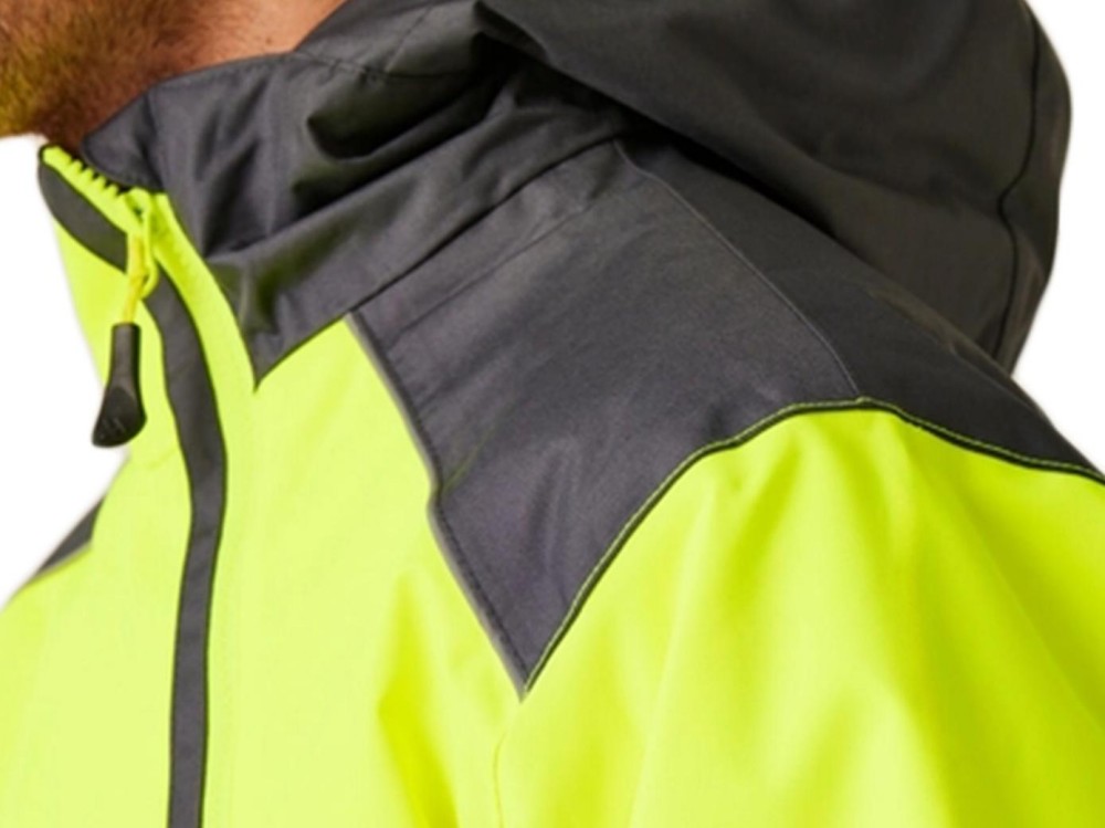 Adjustable Hood with Contrast Shoulder Panels