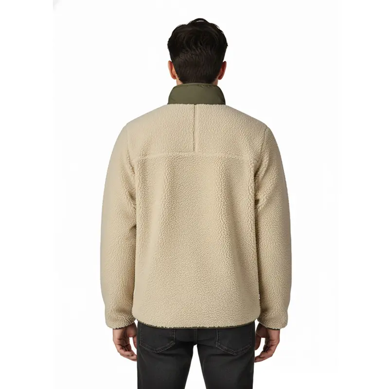 High-Quality Custom Men's Sherpa Fleece Jacket | ODM/OEM Manufacturer Factory, Suppliers