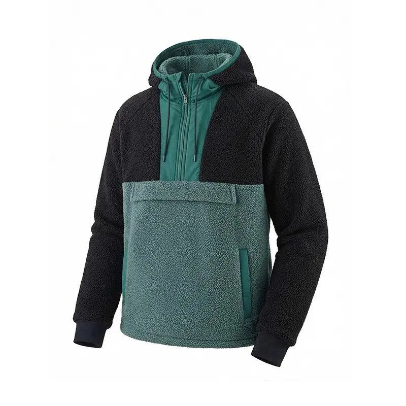 OEM Custom Men's Sherpa Fleece Hoodie | ODM/OEM Manufacturer Exporters, Manufacturers