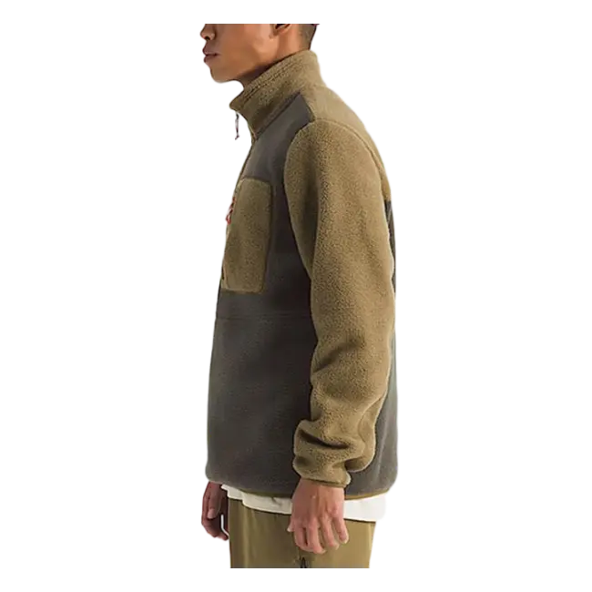 China OEM Custom Men’s Earth Tone Half-Zip Fleece Jacket Factories, Supplier
