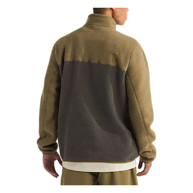 China OEM Custom Men’s Earth Tone Half-Zip Fleece Jacket Factories, Supplier