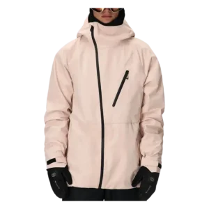 High-Quality Custom Asymmetrical Waterproof Ski Jacket