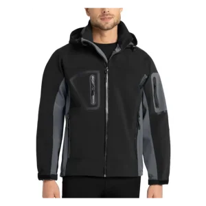 OEM Custom Windproof Softshell Jacket with Multiple Pockets