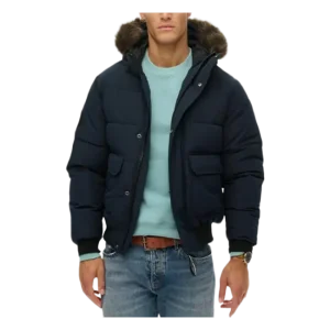 OEM Custom Hooded Puffer Bomber Jacket Exporter