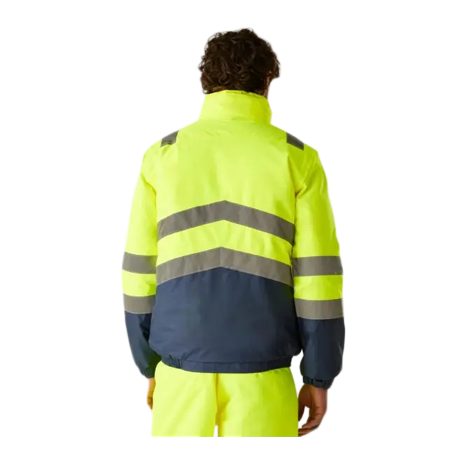 CE Certification Bulk Customization Men's Yellow Navy Waterproof Hi-Vis Bomber Jacket Suppliers, Service