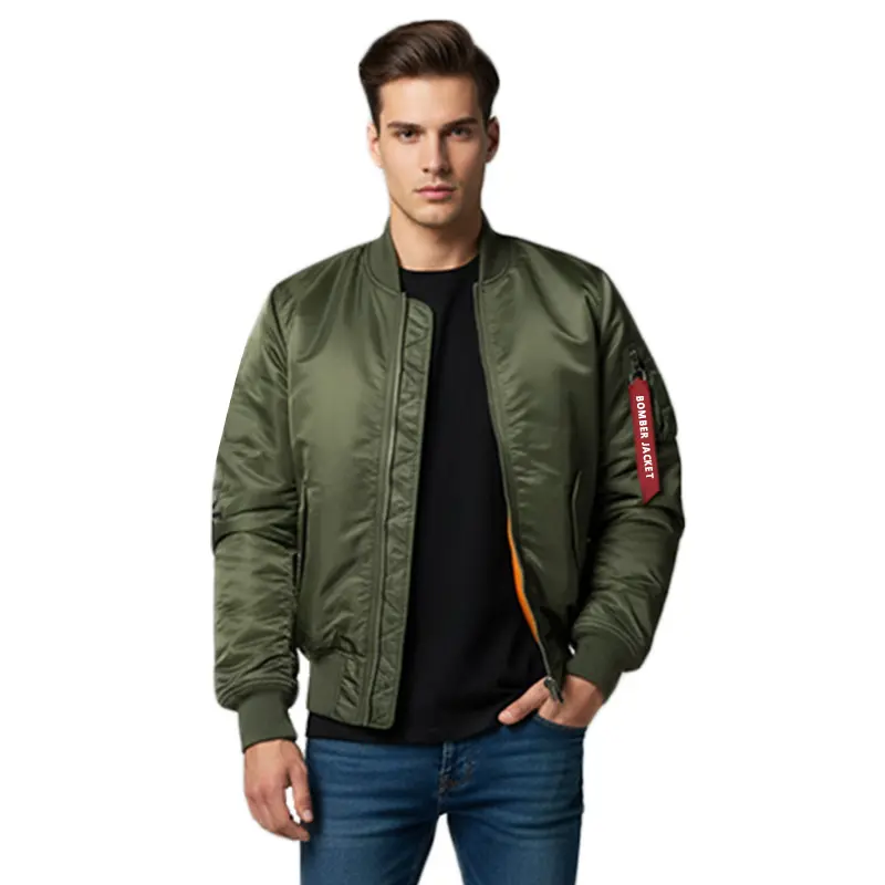 Custom Custom Nylon Bomber Jacket Manufacturer Exporter, Exporters