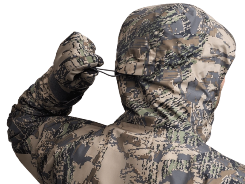 ODMOEM Waterproof Insulated Camo Hunting Jacket for Men - Chest Pockets