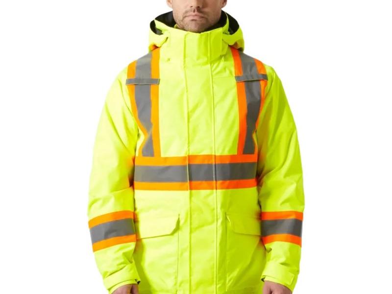 Custom High Visibility Reflective Safety Jacket Material & Construction