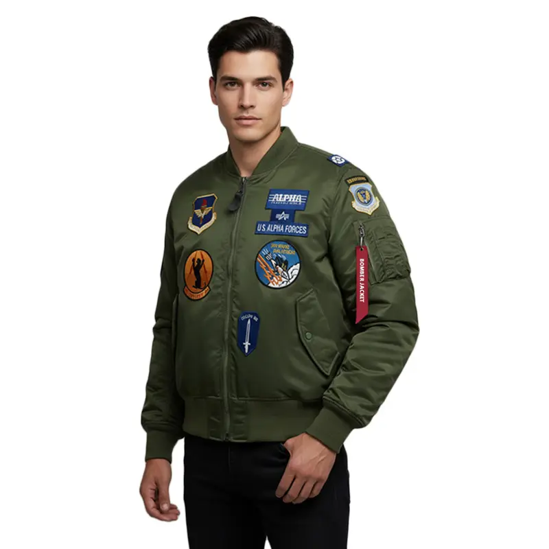High-Quality Custom High-Quality Embroidered Patches Bomber Jackets | OEM/ODM Manufacturer Factory, Suppliers