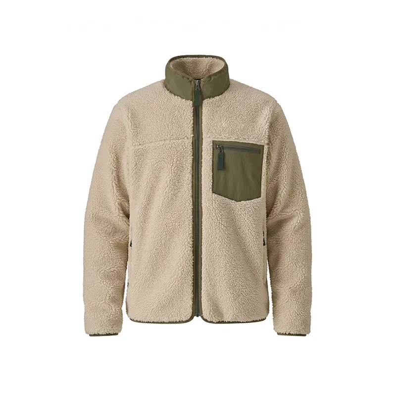 High-Quality Custom Men's Sherpa Fleece Jacket | ODM/OEM Manufacturer Factory, Suppliers