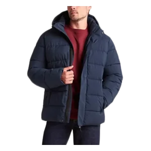 Custom Men's Short Water-Resistant Padded Insulated Jacket