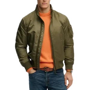 China OEM Men’s Nylon Pilot Bomber Jacket Factories