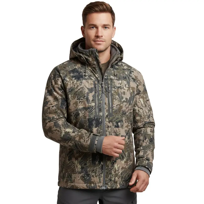 Custom Custom Men's Waterproof Insulated Camo Hunting Jacket Factory, Manufacturer