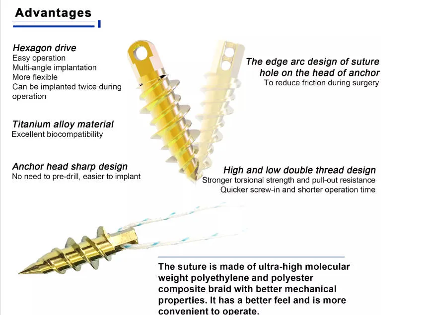 Surgical Instrument Suture Anchor Arthroscopy