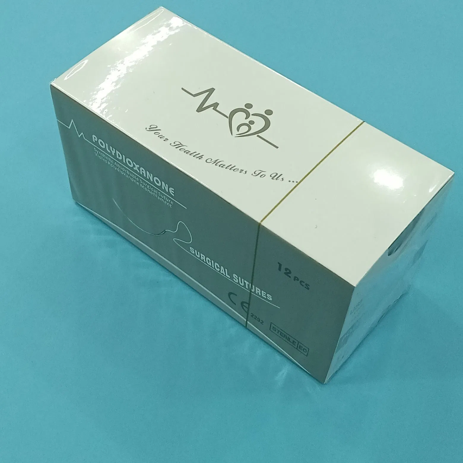 Disposable Surgical Sutures EOS Polydioxanone Acid Sterilized Dressing Kit with Surgical Needles and Instruments
