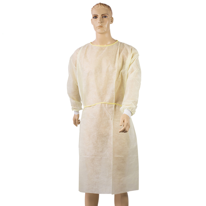 Comfortable Medical Nonwoven Disposable Protective Isolation Gowns for Infection Control