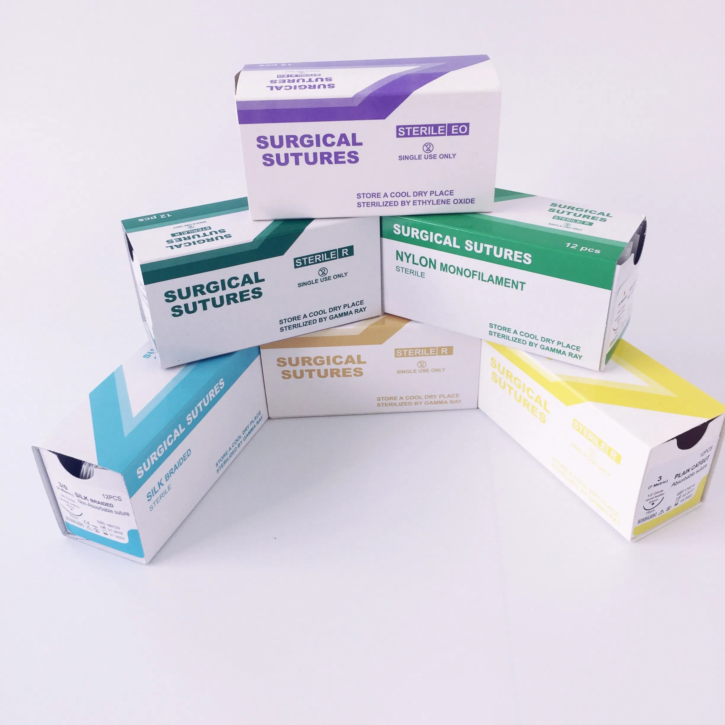 Disposable Medical Instruments Supplier Absorbable Surgical Suture Polyglycolic Acid PGA