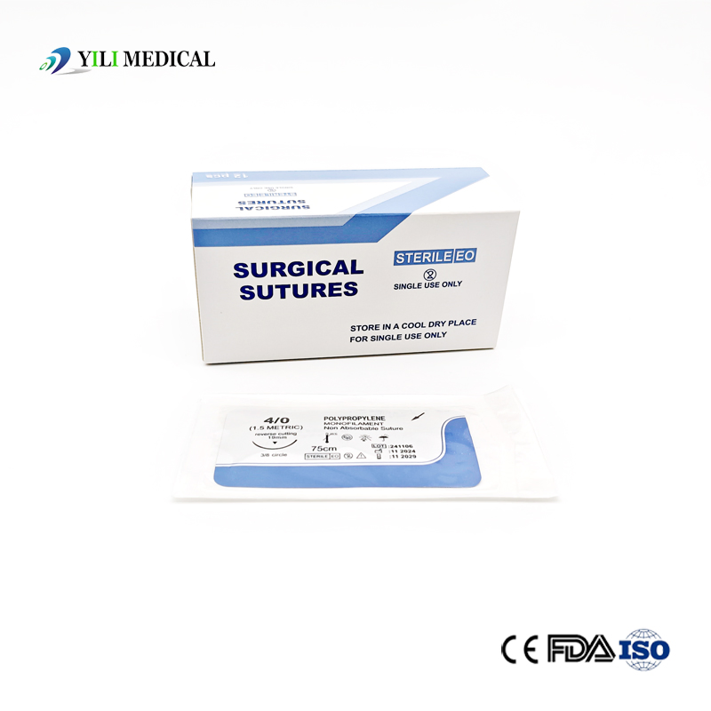 Surgical Instrument Disposable Polypropylene Absorbable Surgical Suture Thread Suture Material Suture with Nylon,Silk,PGA,PGA910,Chromic Catgut,Polyster Ect