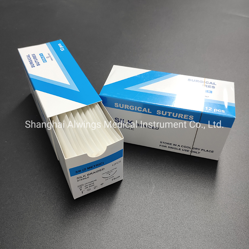 Dental Instrument Dental Disposable Surgical Sutures with Needles