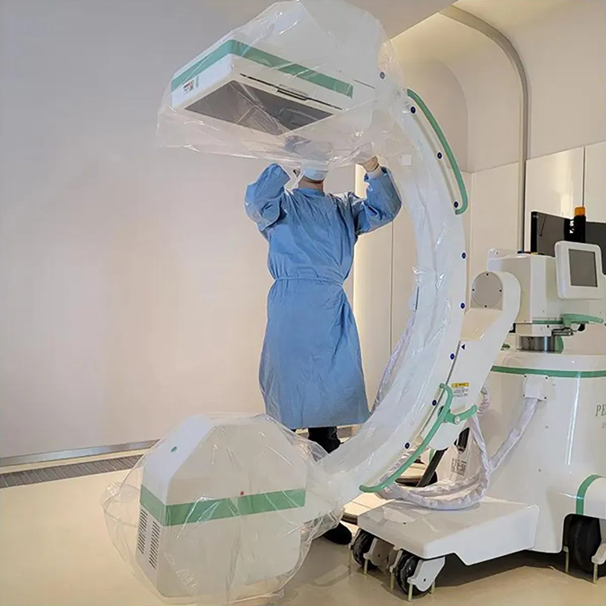 Disposable C-Arm Cover Sterile Medical C Arm Drape for Hospital Operating Room