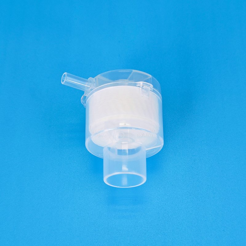 Tracheostomy Hme Filter Tracheal Hme with Suction and Oxygen Port Type 2