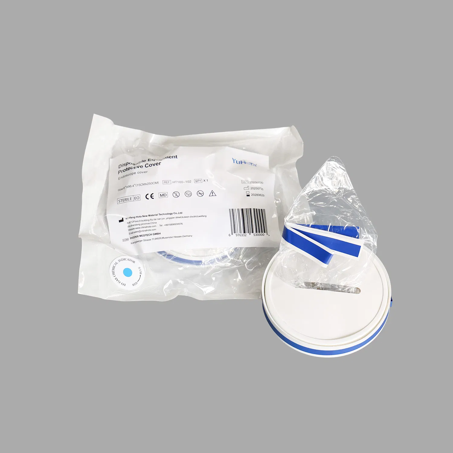 Disposable Medical Latex-Free Endoscopic Camera Drape for Endoscopy Equipment
