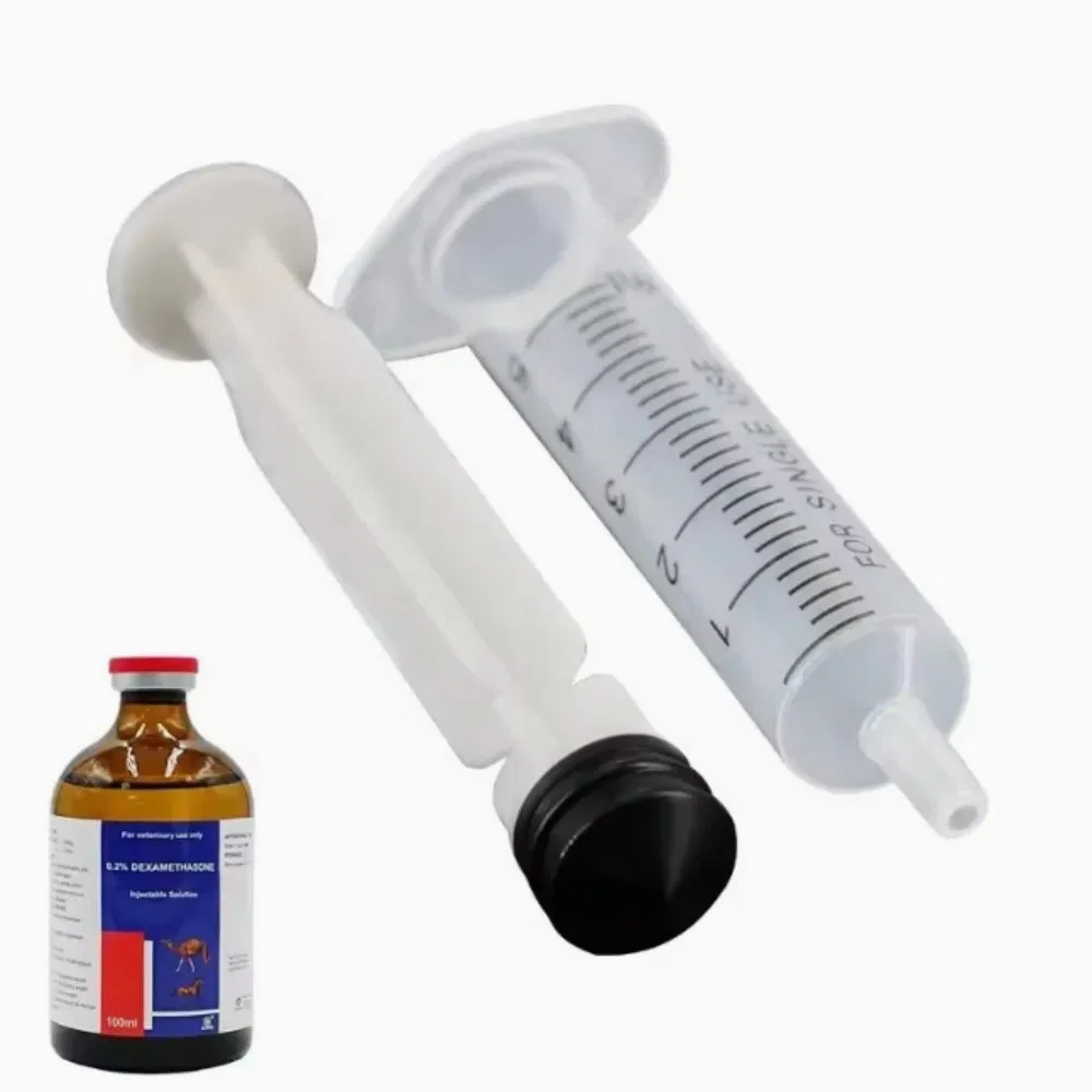 Disposable Tip Caps Syringe Needle Sterile Stainless Steel Veterinary Animal Hypodermic Injection Needles