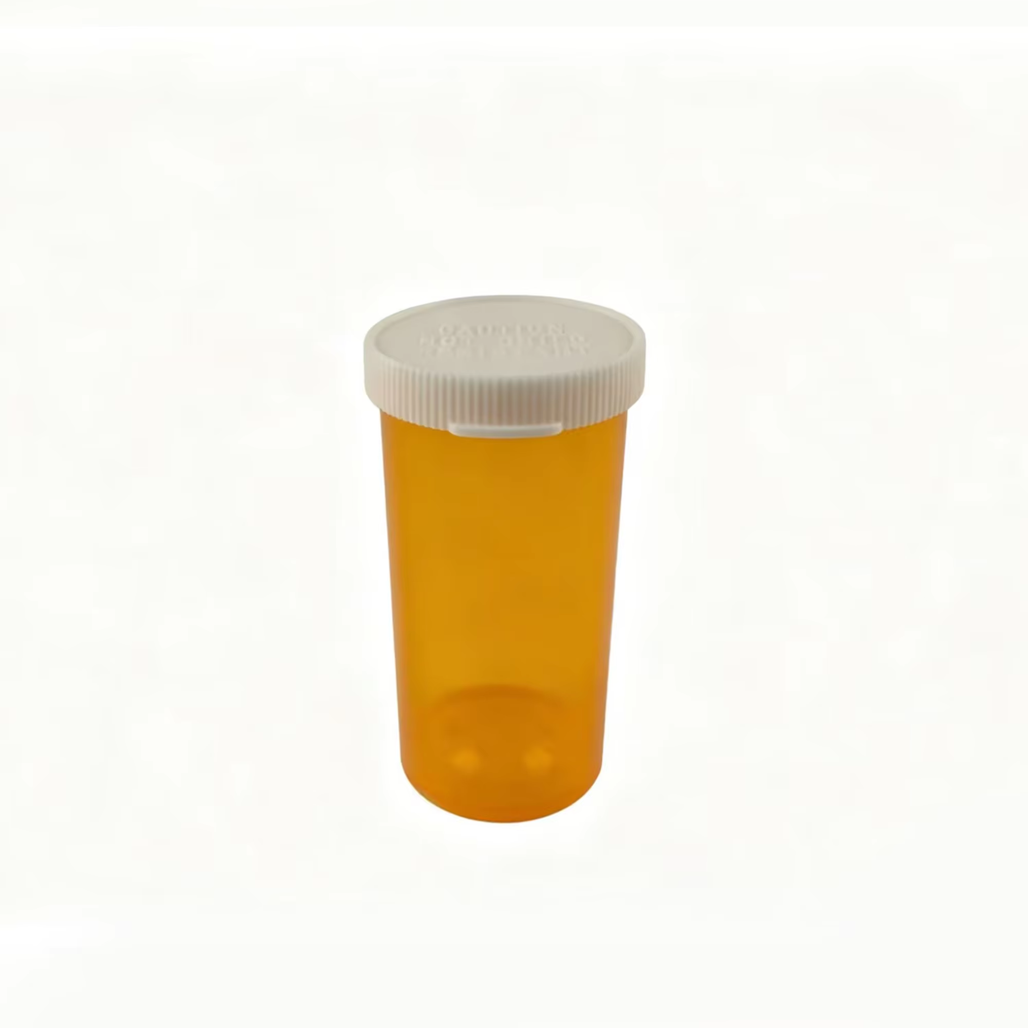 Custom Branded Prescription Vials with Push Down Snap Lids for Secure Storage of Solid Medications Tablets and Capsules