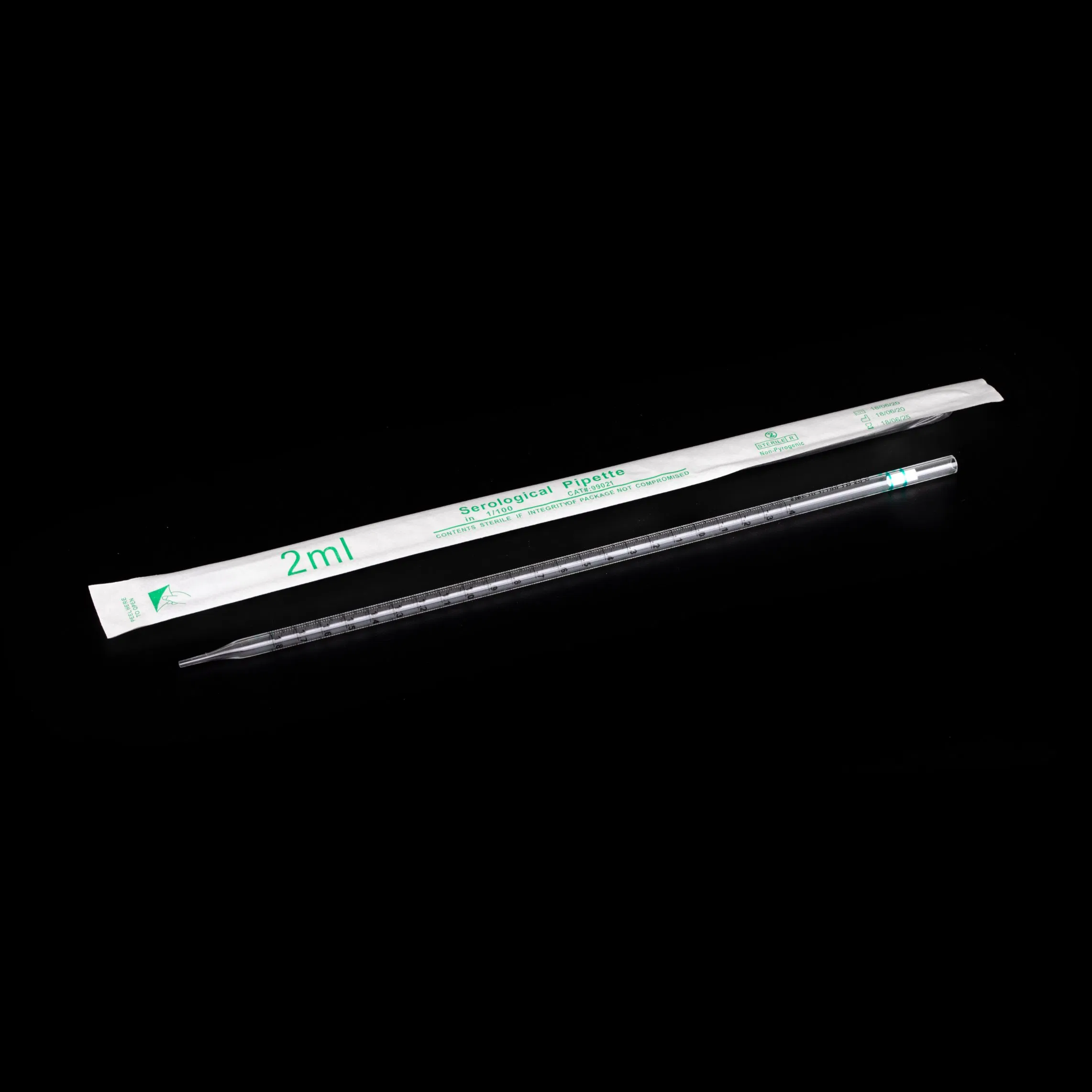 2ml Graduated Serological Pipette Sterile Disposable Pipette for Cell Culture and Diagnostics