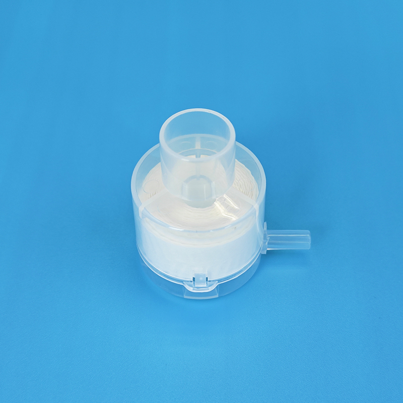Tracheostomy Hme Filter Tracheal Hme with Suction and Oxygen Port Type 2