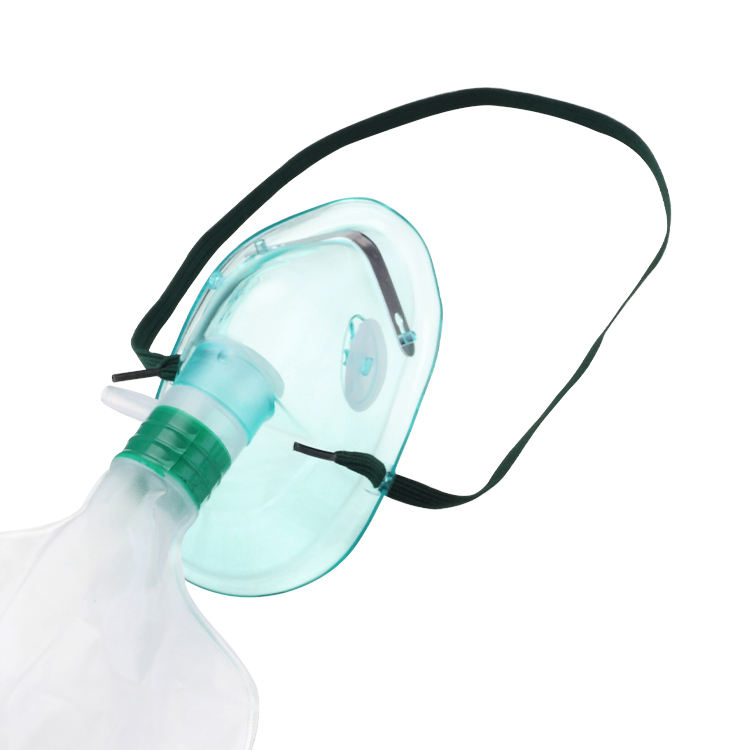 Disposable Medical Adult Non Rebreathing Oxygen Mask with Reservoir Bag
