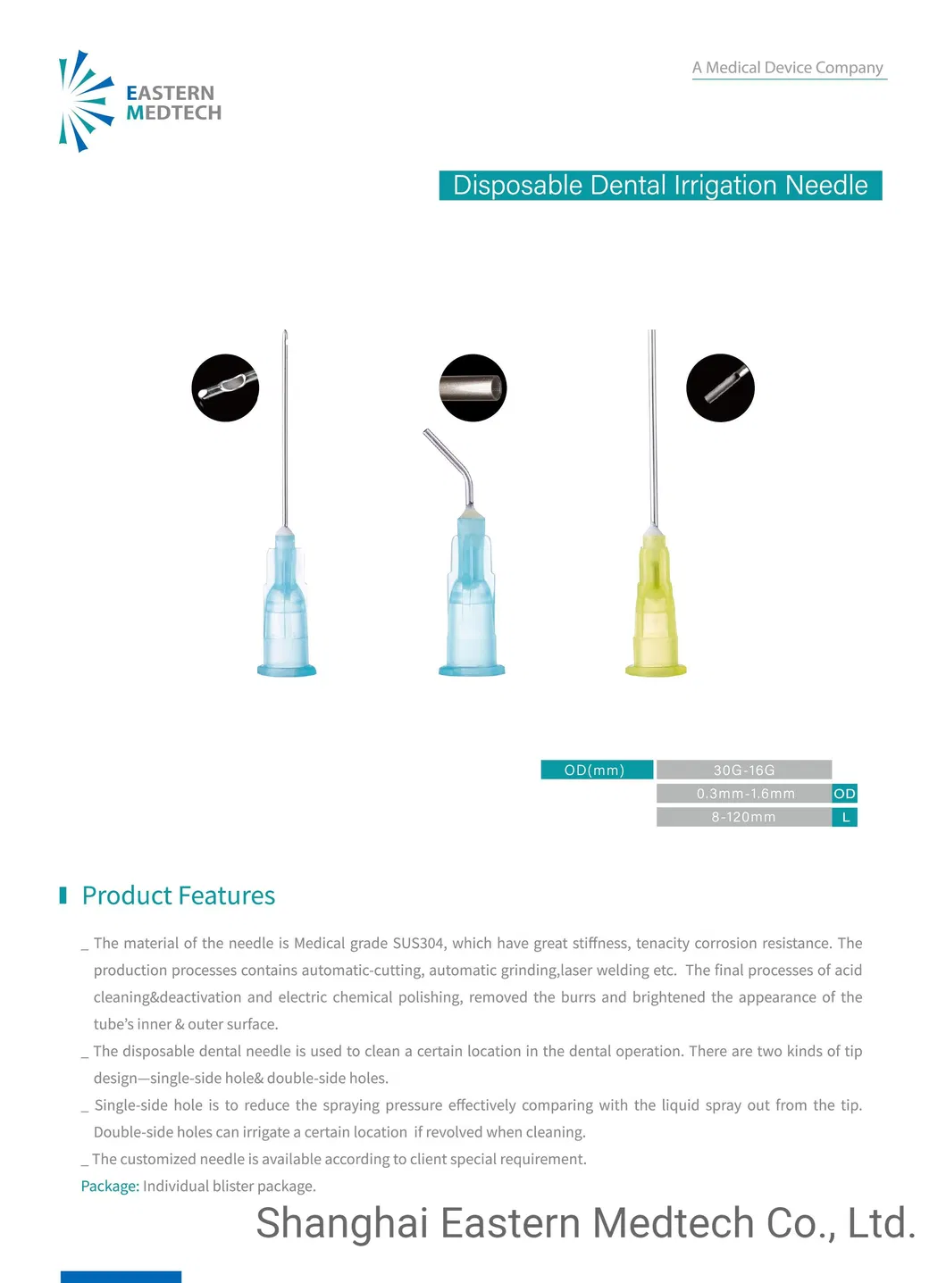 Disposable Medical Products Dental Use