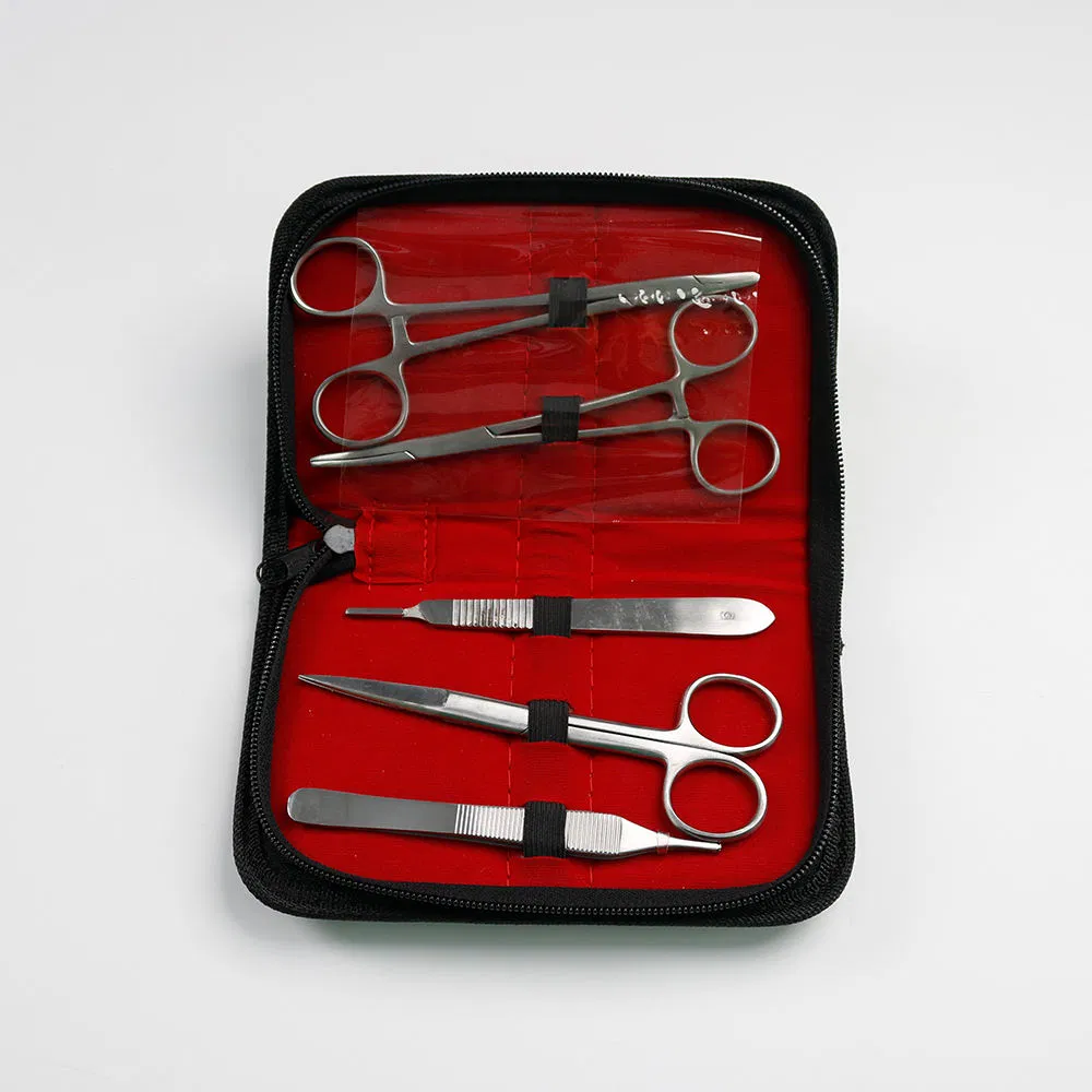 5PCS Surgical Instruments Suture Laceration Kit Medical Dental Surgery Surgeons Set