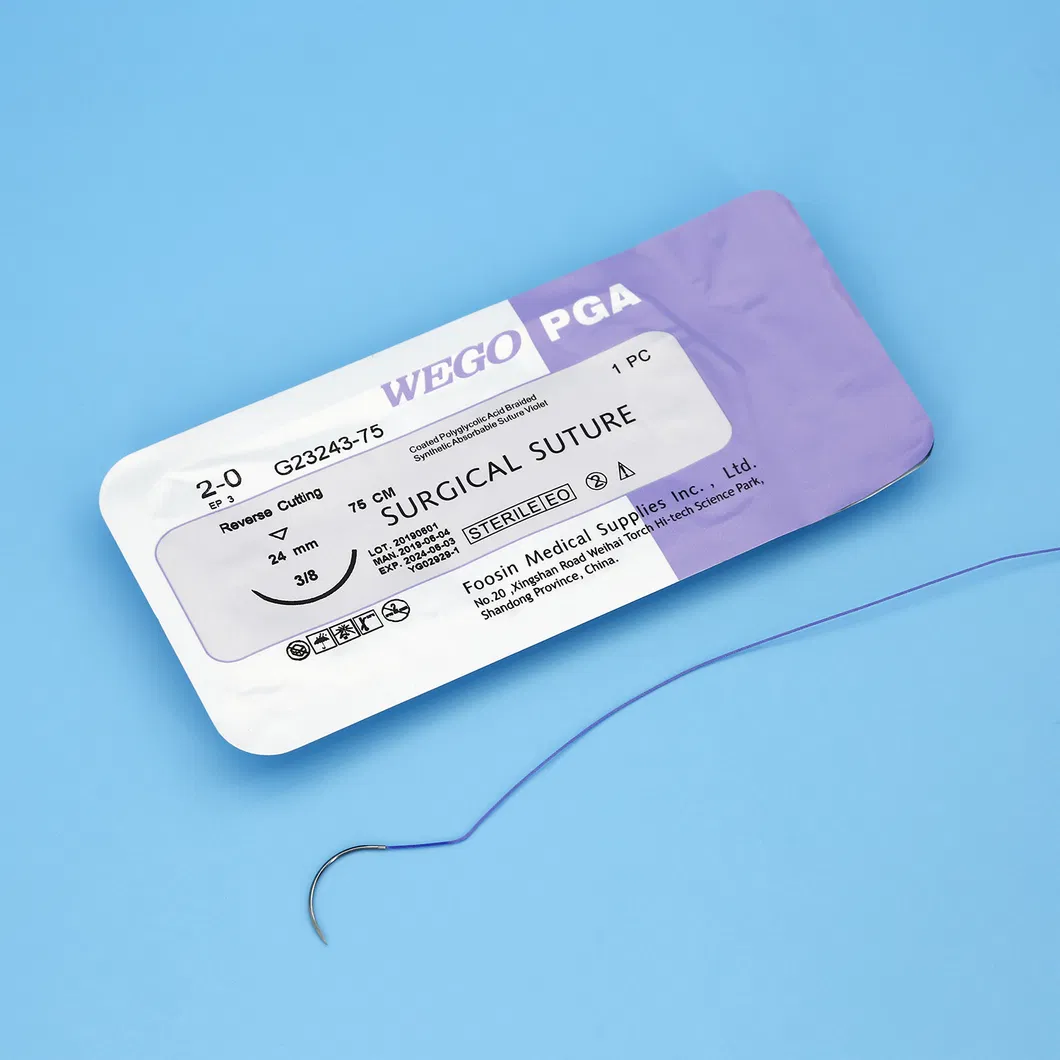 Violet PGA Surgical Suture with Palletizing