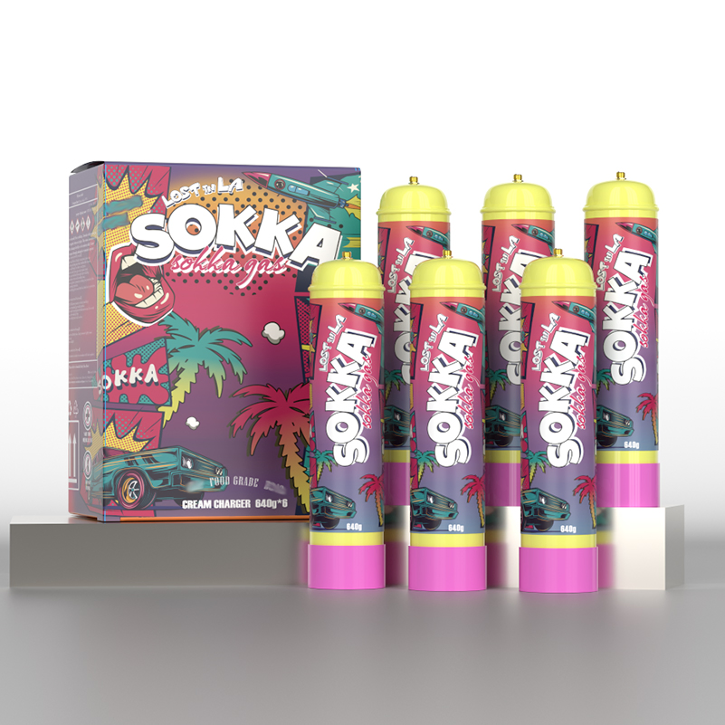 Sokka 640g Premium Gas Canister Custom Sizes and Packaging Bulk Pricing Factory Direct Supply
