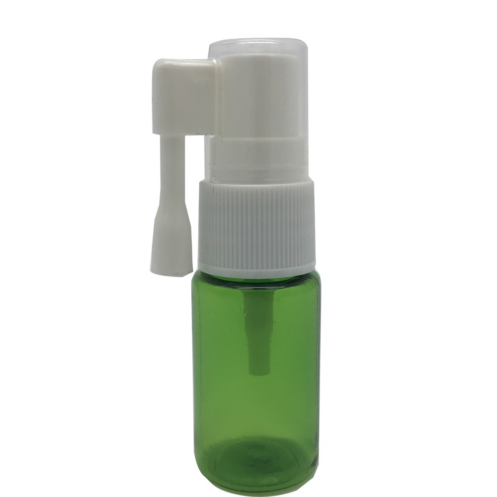 Fine Mist Sprayer Oral Sore Throat Spray 110mcg Metered Dosage for OTC Liquid Drugs Pill Bottle