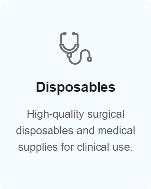 Disposables catalog