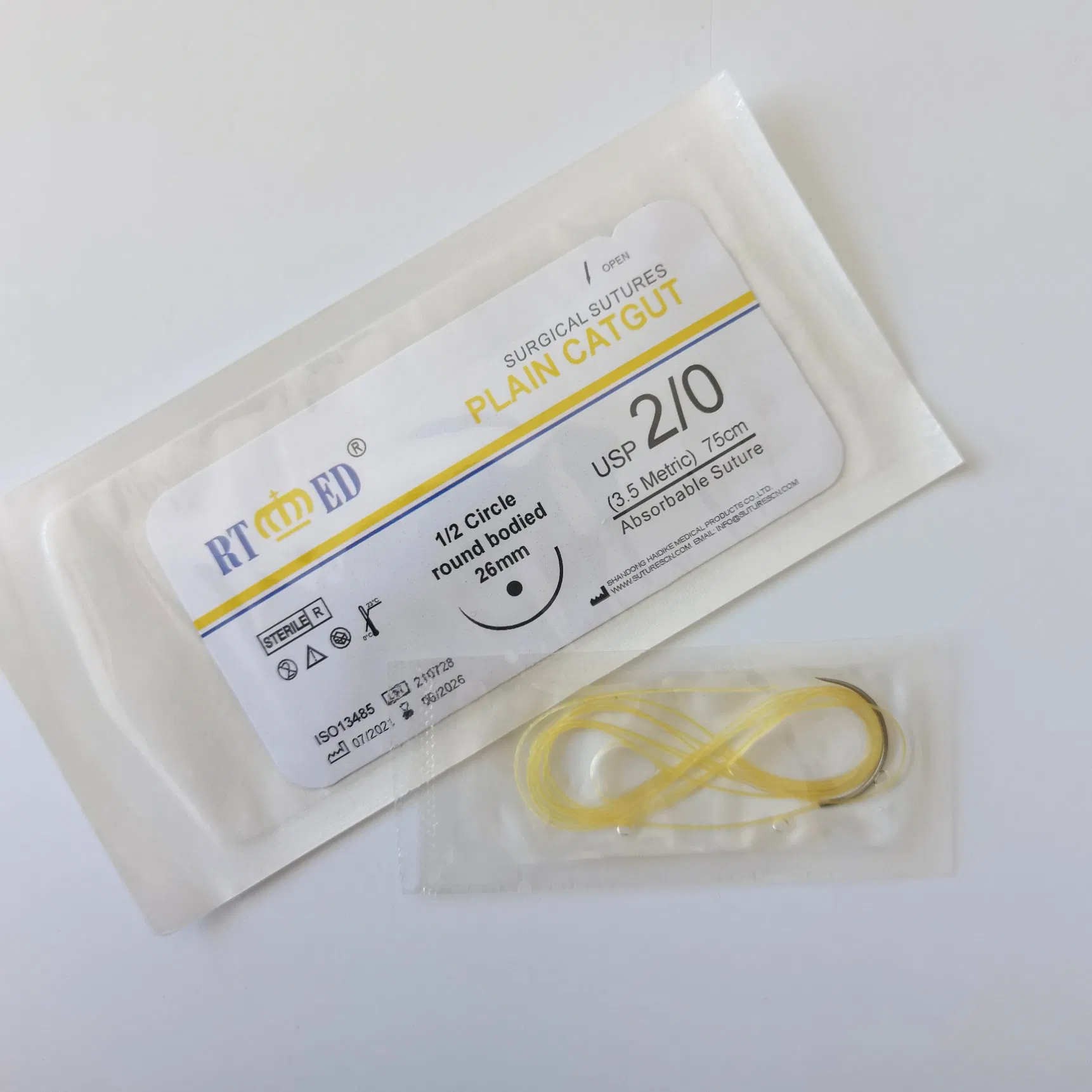 Sterile Veterinary Surgical Sutures PGA Pdo Silk Nylon Catgut Pet Suture Instrument for Cats and Dogs