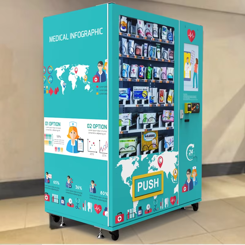 Smart OTC Drugs Healthy Retail Pharmacy Vending Machine Distributeur Automatique SPCC