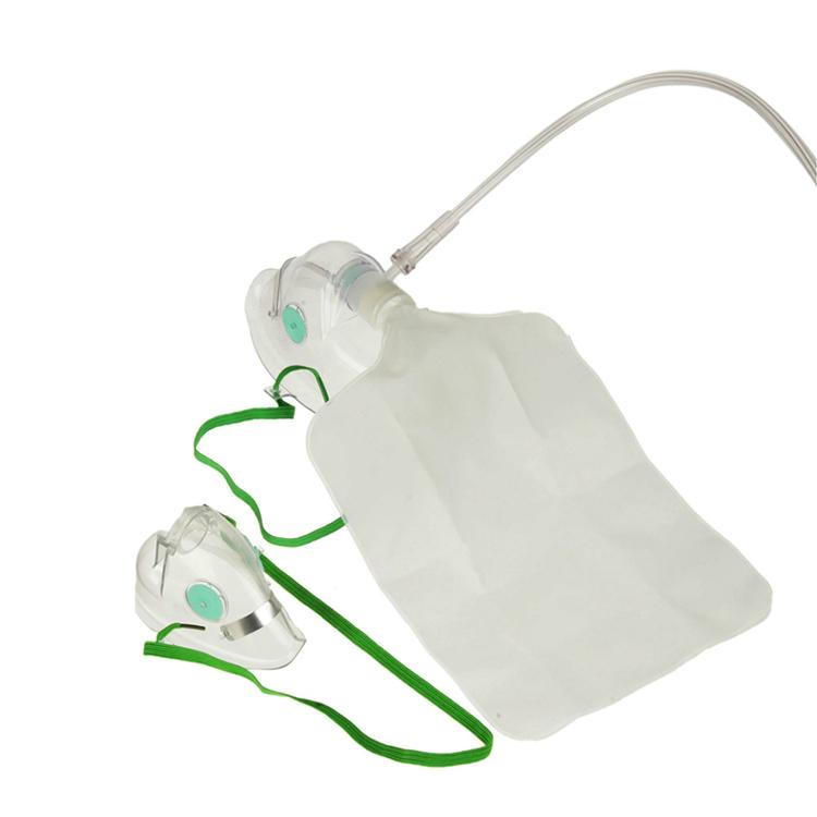 Disposable Medical Adult Non Rebreathing Oxygen Mask with Reservoir Bag