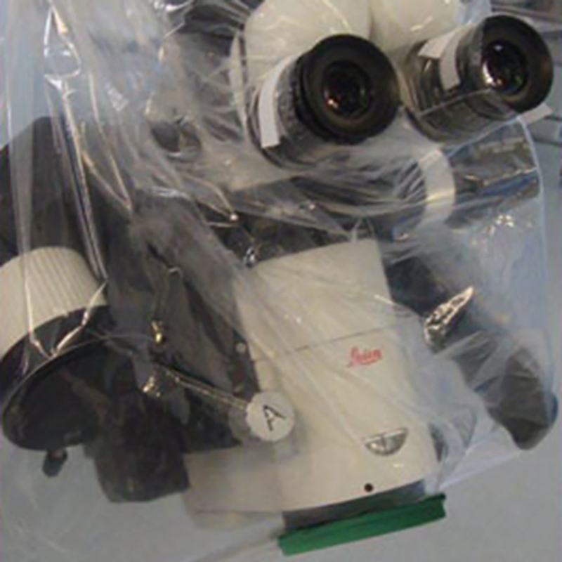 Surgical Microscope Cover Zeiss MD W/ Angled Housing and Handle Microscope Drape