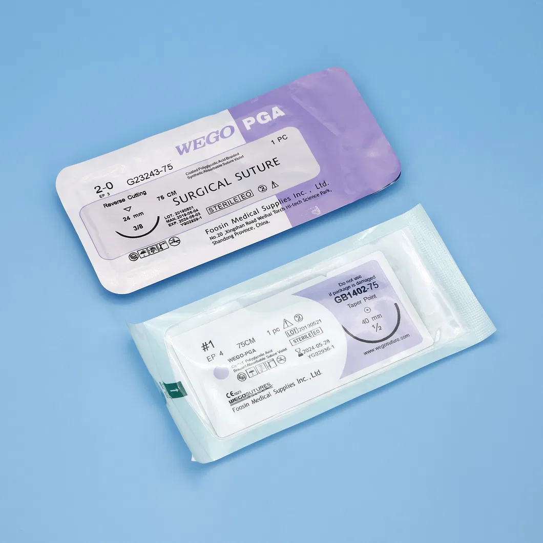 Violet PGA Surgical Suture with Palletizing