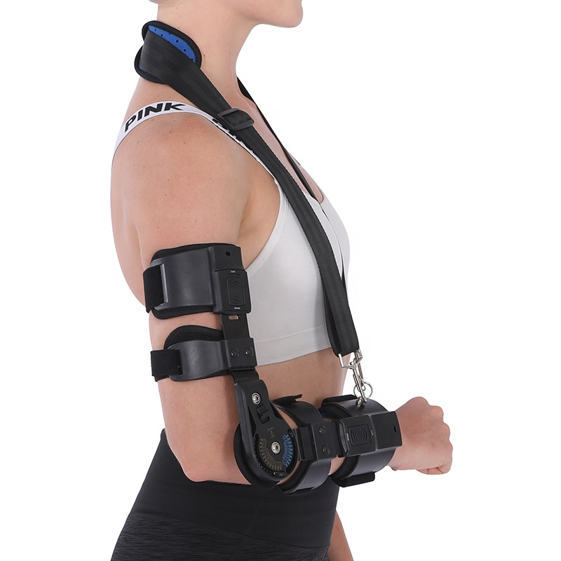 Hinged ROM Arm Brace Support Adjustable Orthopedic Medical Elbow Supports