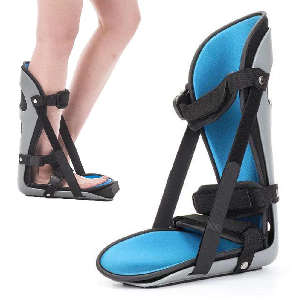 Orthopedic Adjustable Plantar Fasciitis Night Splint Ankle Foot Splint for Foot Drop, Achilles Tendonitis, Walking Boot Ankle Support