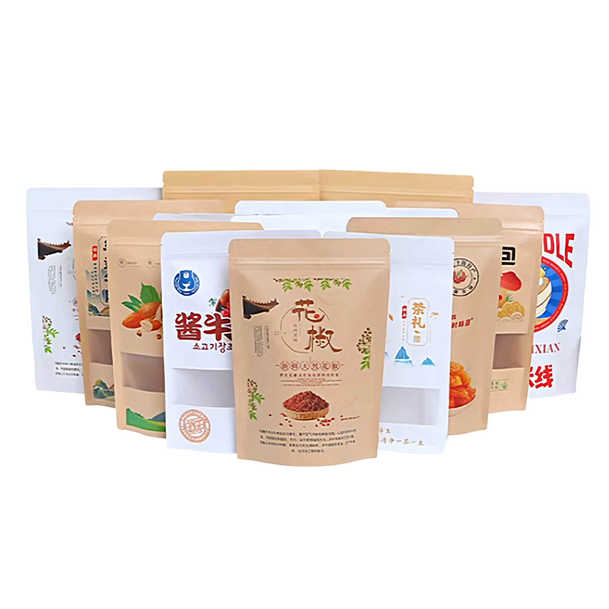Custom Food Packaging Bannanna Bag Three Side Seal Supply